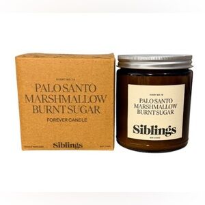 Siblings Palo Santo Marshmallow Burnt Sugar Single Wick Candle